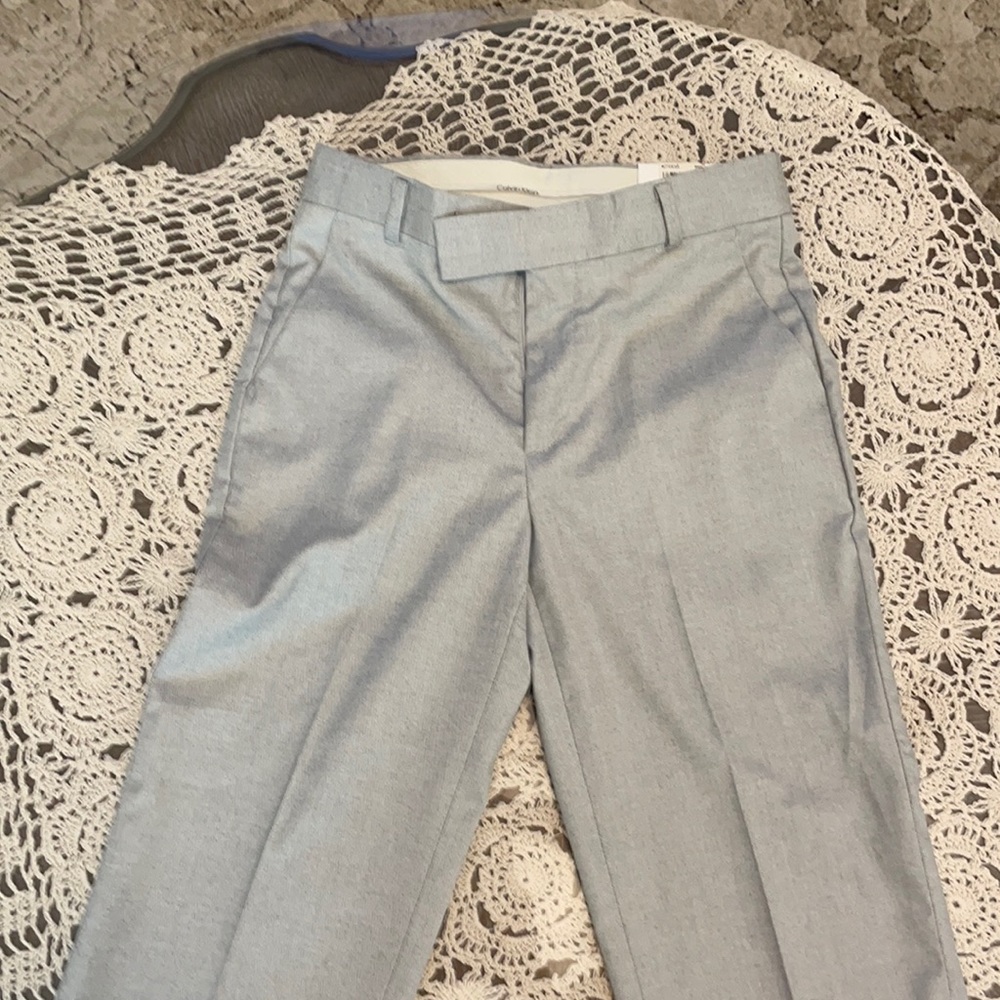 Boys Calvin Klein dress pant. Size 12 Grey